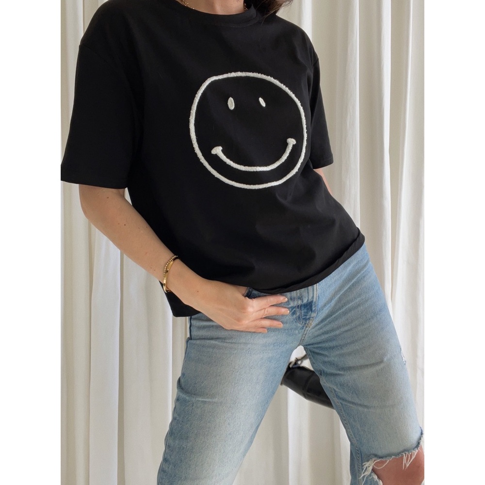 NEW • ALLEGRA TEE — In Black - Picture 2 of 6